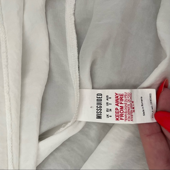 Missguided Peace + Love Satin Maxi Front Twist Shirt Dress - Picture 10 of 16